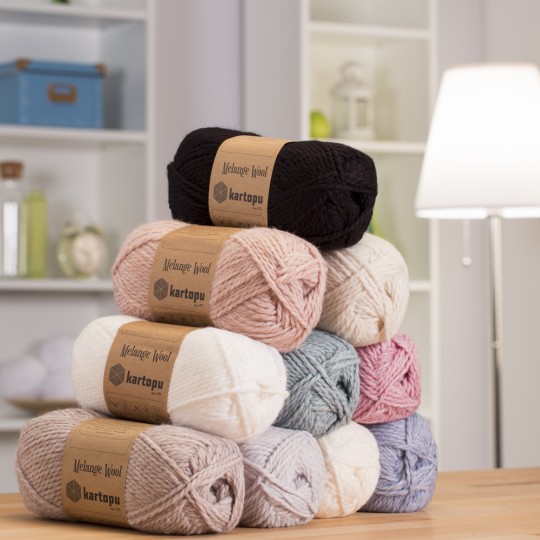 Příze Kartopu Melange Wool 110