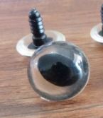 Očička bezpečnostní kočičí 1,4 cm čiré - 2 ks