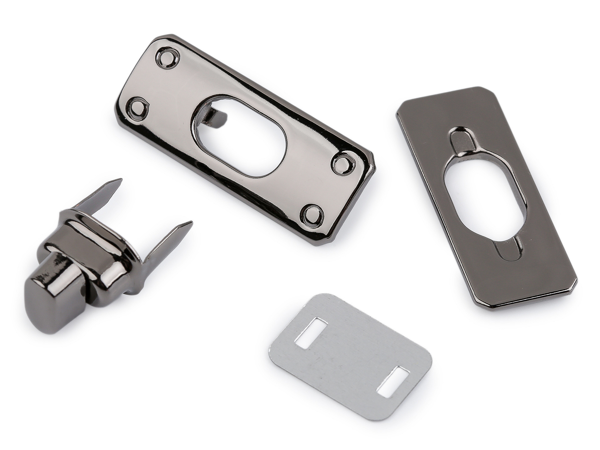 Sada zapínání na kabelku - 17 x 43 mm