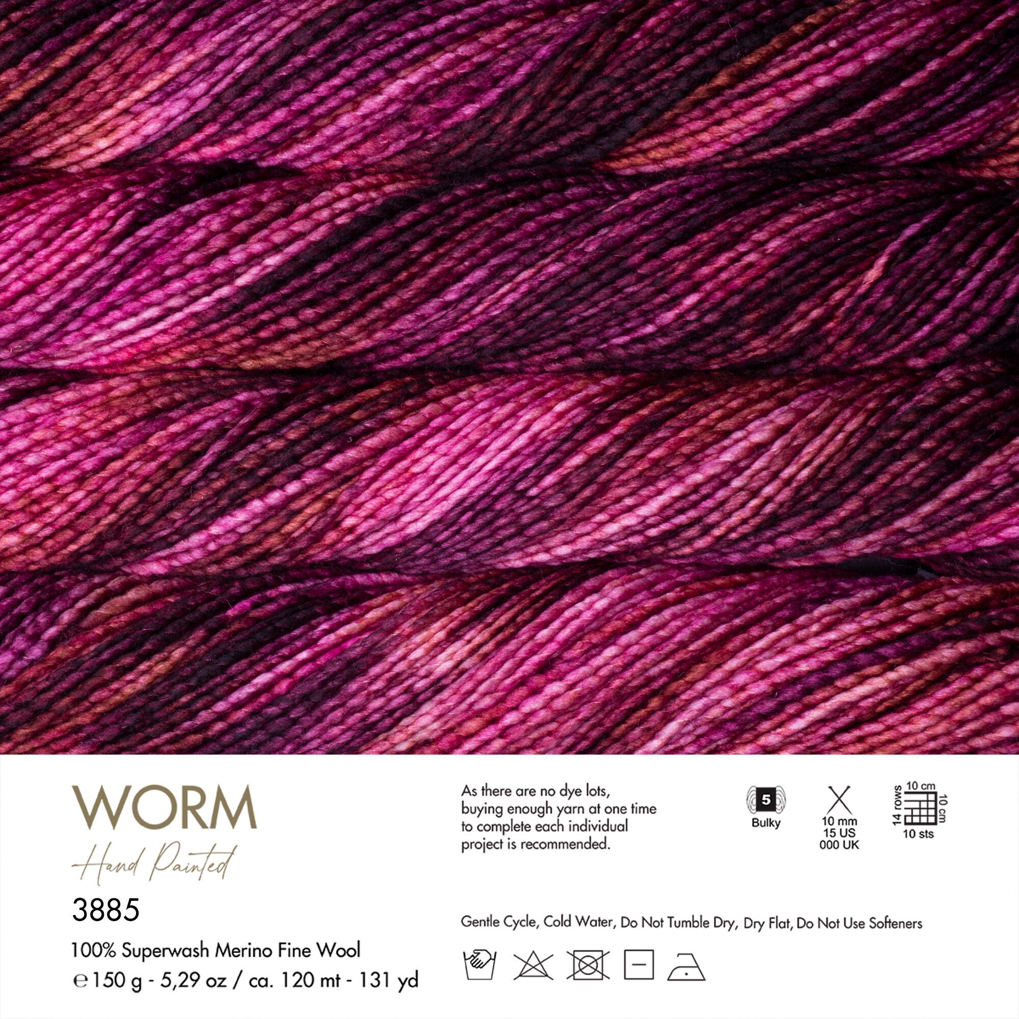 Příze Gazzal Worm 3885