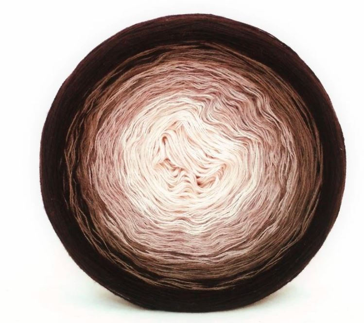 Příze YarnMellow Butterfly 003 Hořká čokoláda