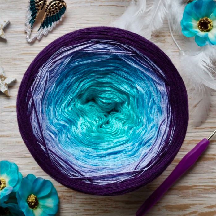 Příze YarnMellow Butterfly 130 Poseidon