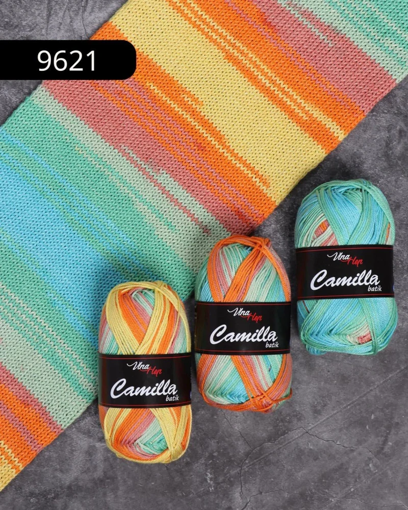 Příze Vlna Hep Camilla Batik 9621