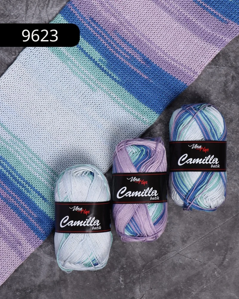 Příze Vlna Hep Camilla Batik 9623