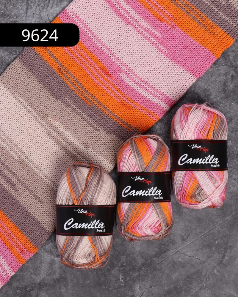 Příze Vlna Hep Camilla Batik 9624