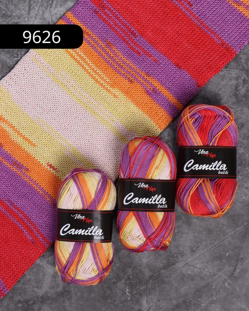 Příze Vlna Hep Camilla Batik 9626