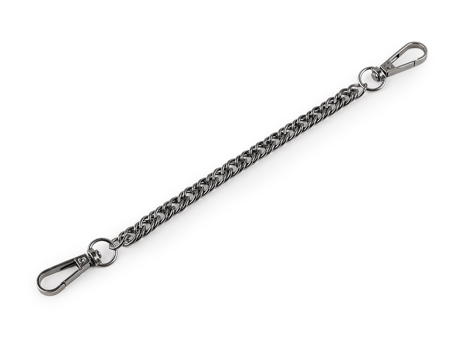 Řetízek / ucho na kabelku s karabinou délka 21,5 cm