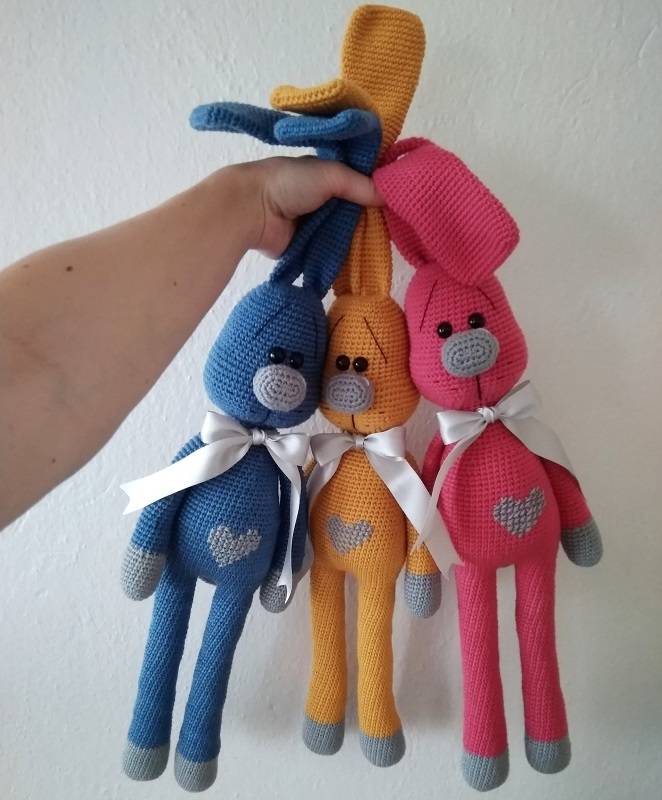 Zajíček z příze Baby Cotton