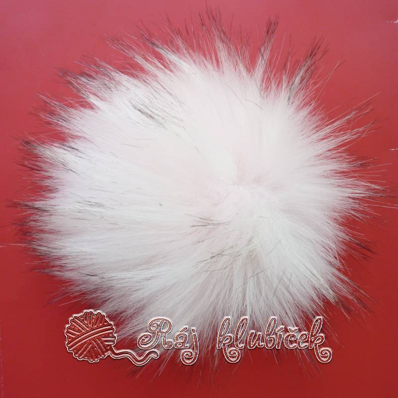 Bambule z Ráje 020 - sv. růžová, konce hnědočerné