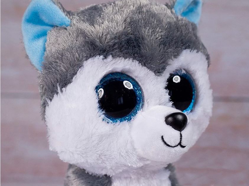 Očička 3D glitrová 2,5 cm různé barvy - 2 ks