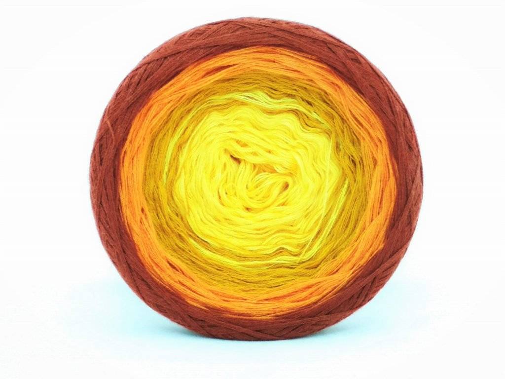 Příze YarnMellow Butterfly 002 Západ slunce