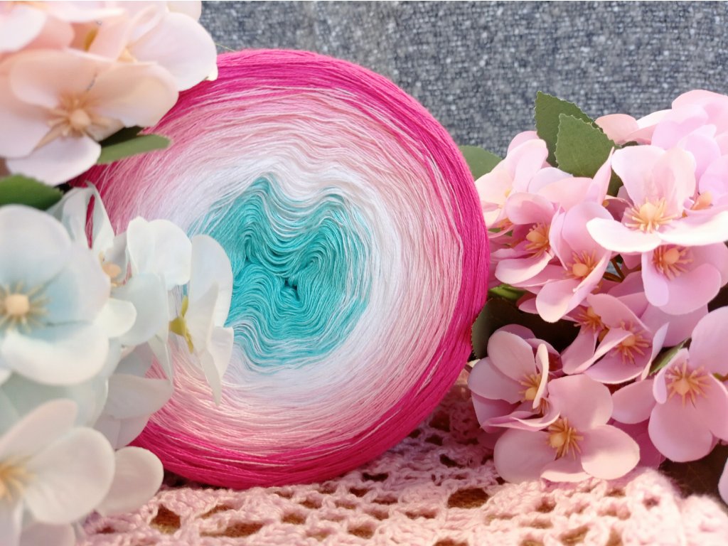 Příze YarnMellow Butterfly 107 Makronka