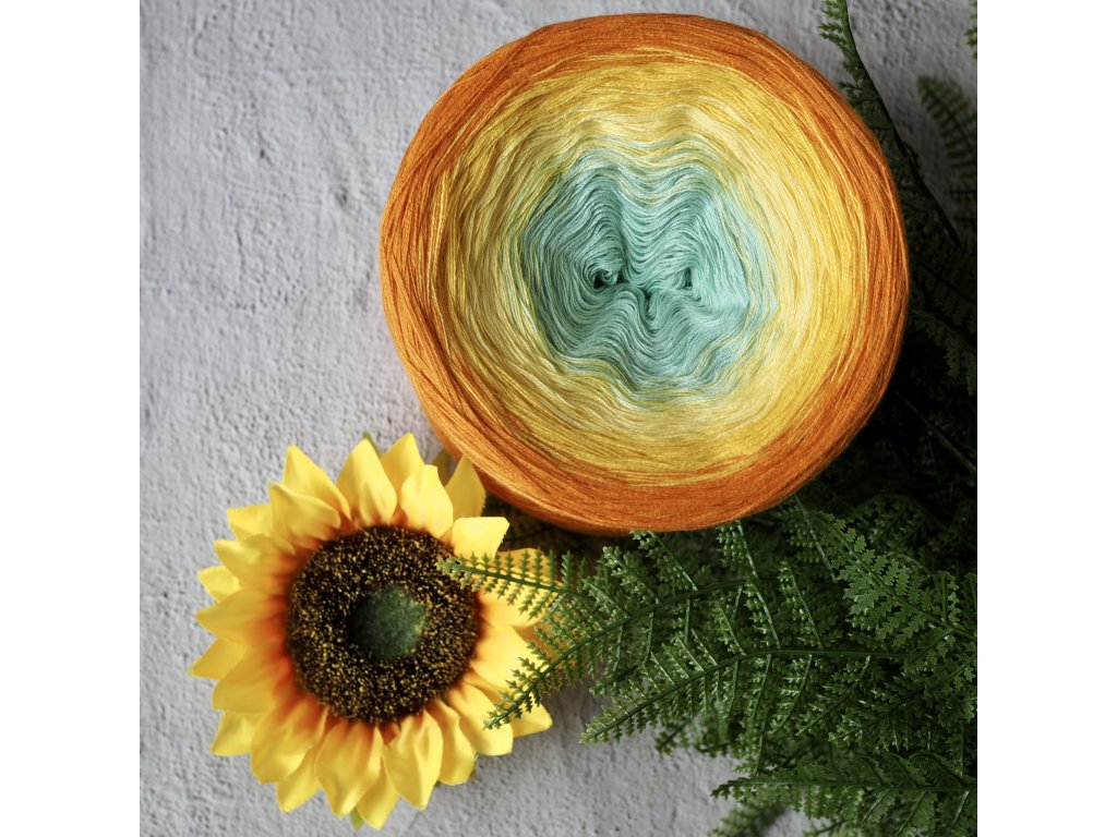 Příze YarnMellow Butterfly 114 Na poušti