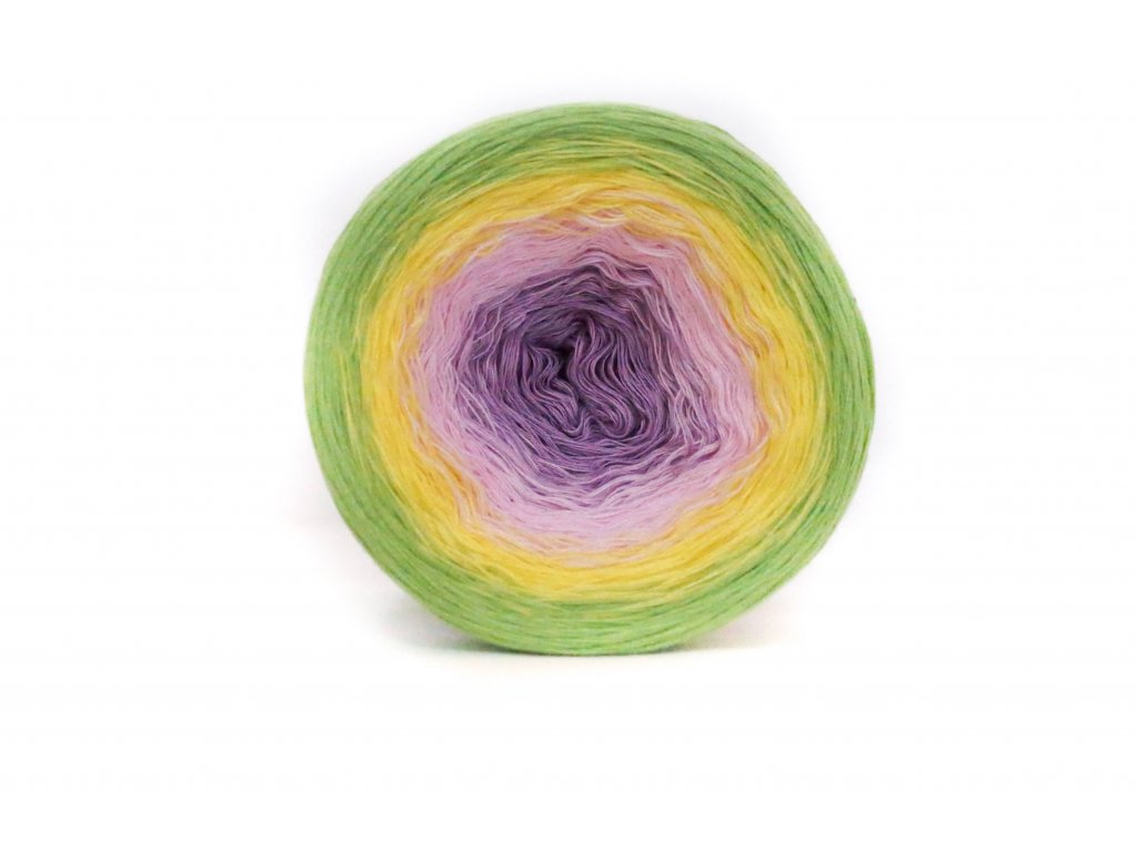 Příze YarnMellow Butterfly 068 Jarní louka