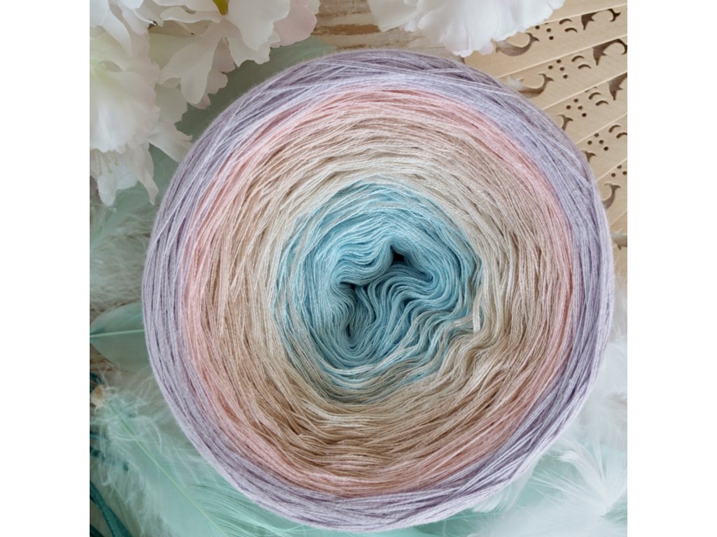 Příze YarnMellow Butterfly 121 Laskavost