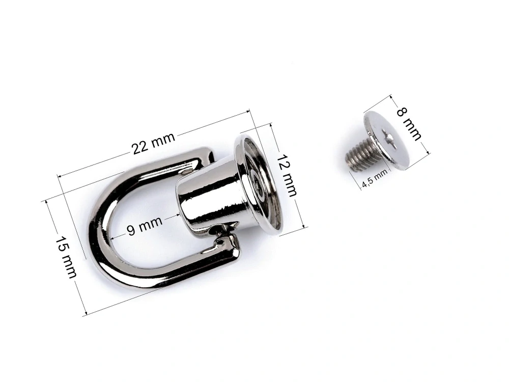 Nýt šroubovací 12 mm s očkem 