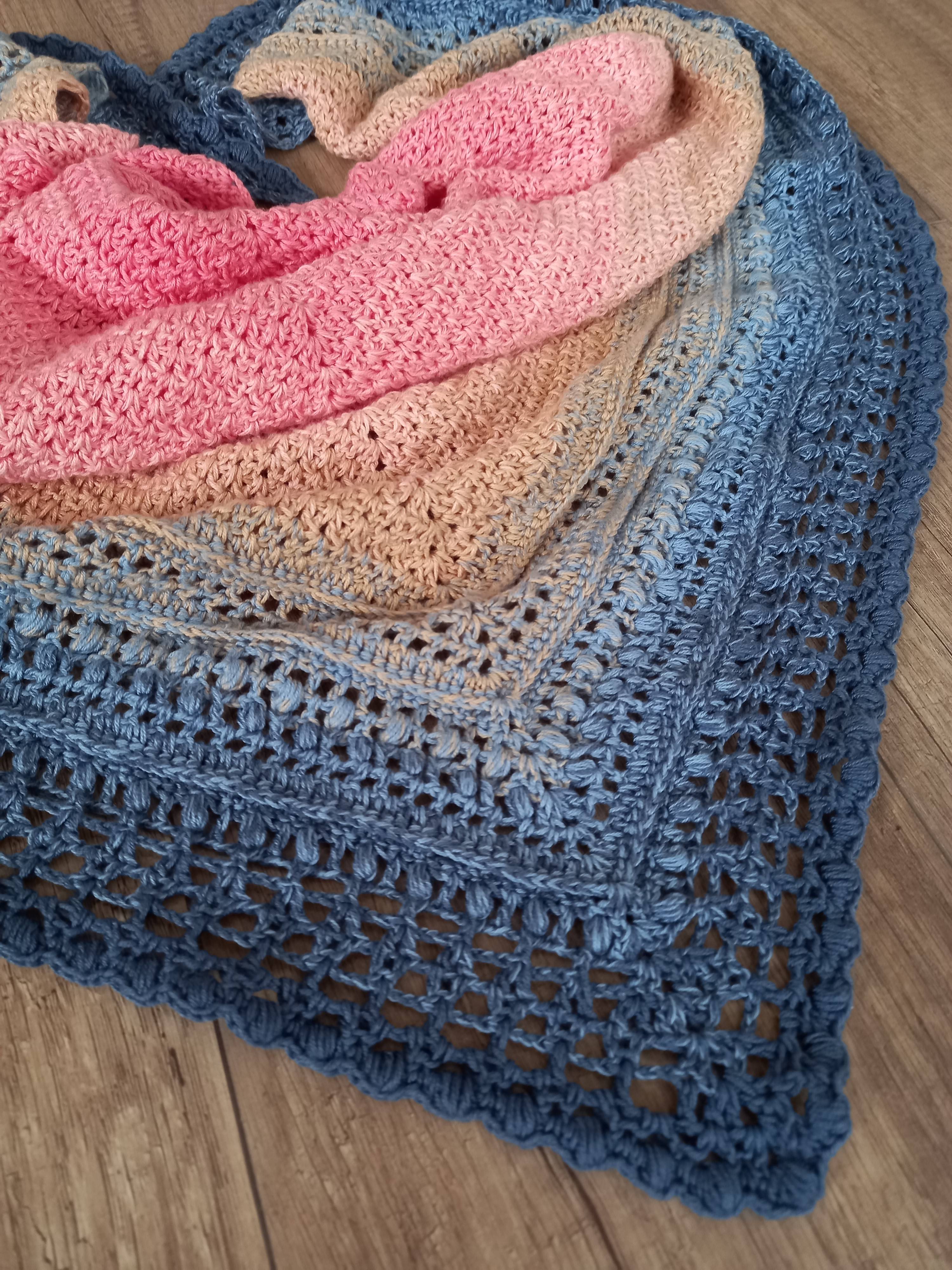 Návod - šátek / deka Terezka