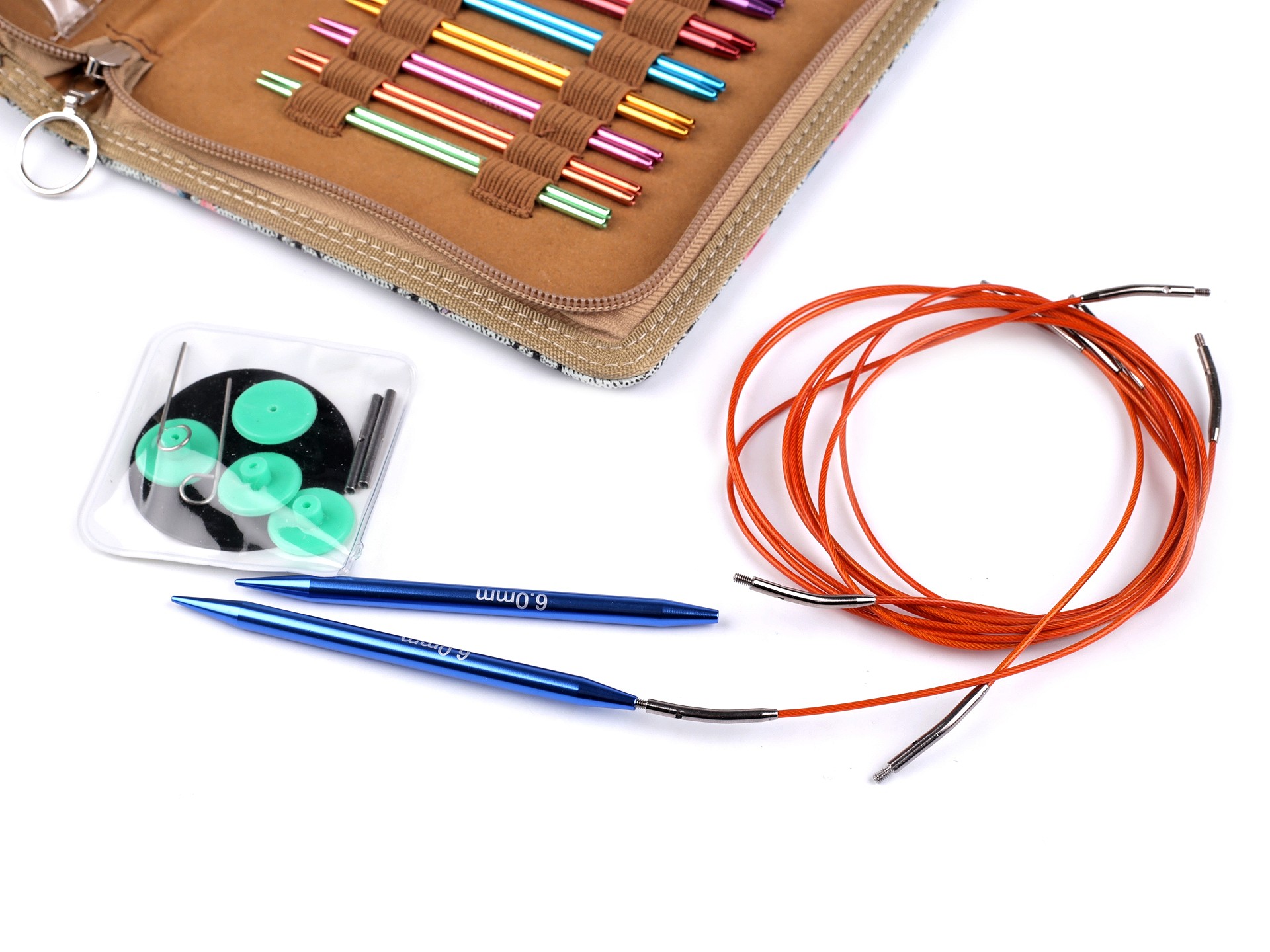 Sada šroubovacích kruhových jehlic v pouzdře 