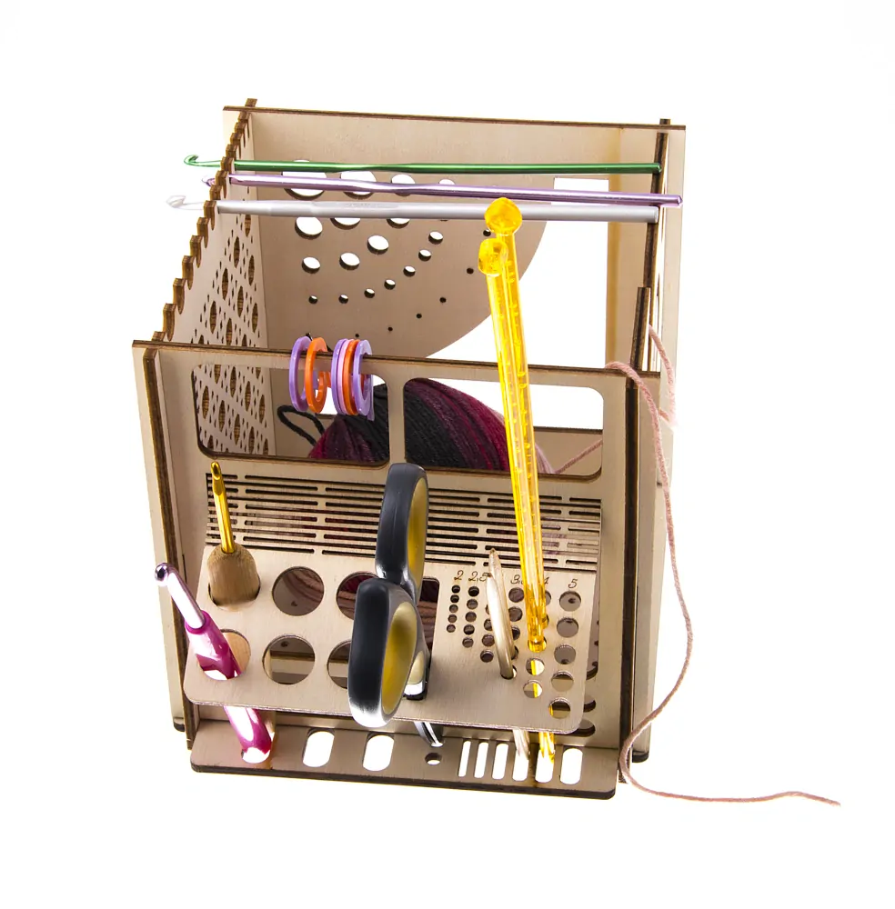 Multifunkční box pro pletařky 15 x 14 cm