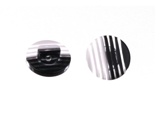 Knoflík černo-bílý 14 mm