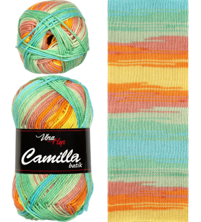 Příze Vlna Hep Camilla Batik 9621