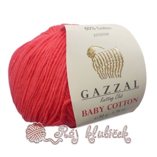Příze Gazzal Baby Cotton 3458 neon