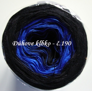 Duhové klubíčko 190, 3nitka 750 m