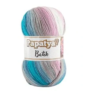 Příze Kamgarn Papatya Batik 040