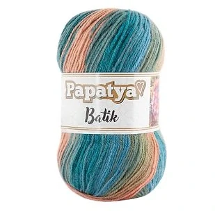 Příze Kamgarn Papatya Batik 038