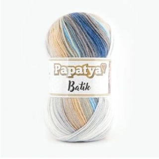 Příze Kamgarn Papatya Batik 018