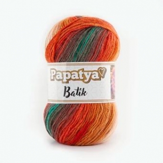 Příze Kamgarn Papatya Batik 033