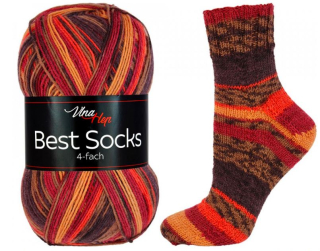 Příze Vlna Hep Best Socks 7316