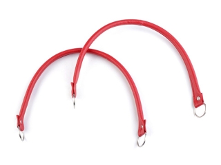 Ucha na tašky z eko kůže červená, délka 48-50 cm
