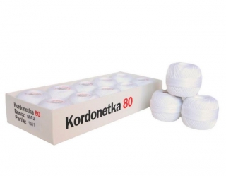 Příze Vlna Hep Kordonetka 80 bílá