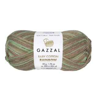 Příze Gazzal Baby Cotton Rainbow 478