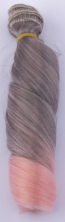 Vlasy pro panenku vlnité stočené 15cm - č. 59