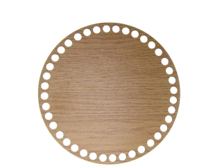 Dno na košík kruh 17 cm dub