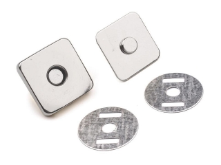 Magnetické zapínání 1,8 cm čtverec, nikl