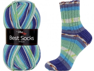 Příze Vlna Hep Best Socks 7077