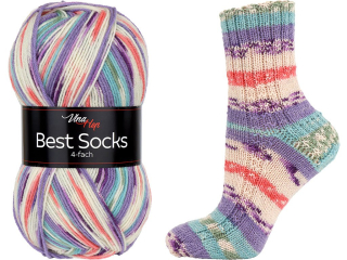 Příze Vlna Hep Best Socks 7080