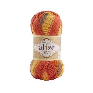 Příze Alize Diva Batik 7632