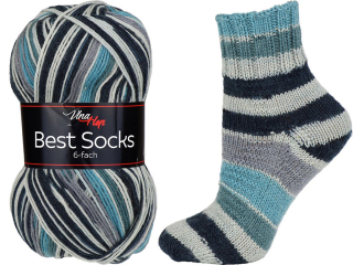 Příze Vlna Hep Best Socks 6-fach 7365