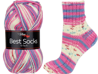 Příze Vlna Hep Best Socks 6-fach 7368