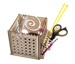 Multifunkční box pro pletařky 15 x 14 cm