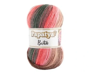 Příze Kamgarn Papatya Batik 027