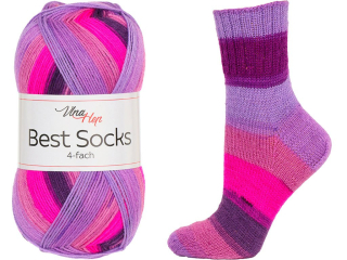 Příze Vlna Hep Best Socks 7724