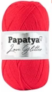 Příze Kamgarn Papatya Love Glitter 3070
