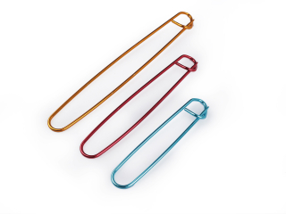 Zavírací jehlice, pomocný špendlík na pletení - sada 3 ks